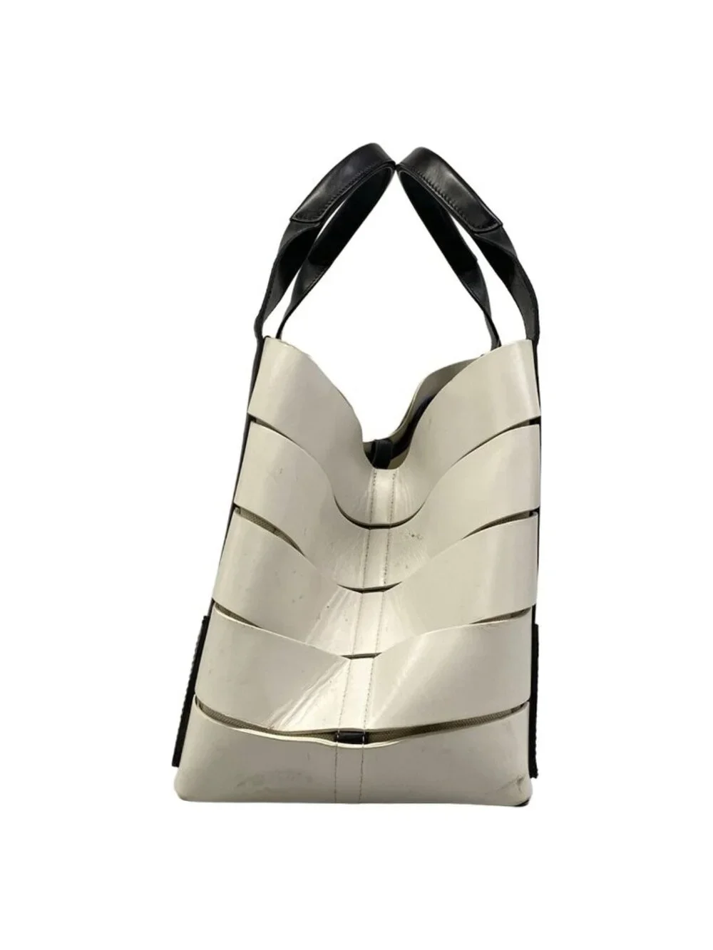 Balenciaga Tote Bag Marine Black Leather